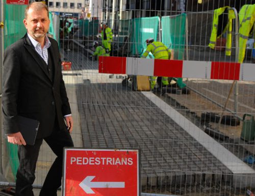 Good progress being made on Surrey Street improvements