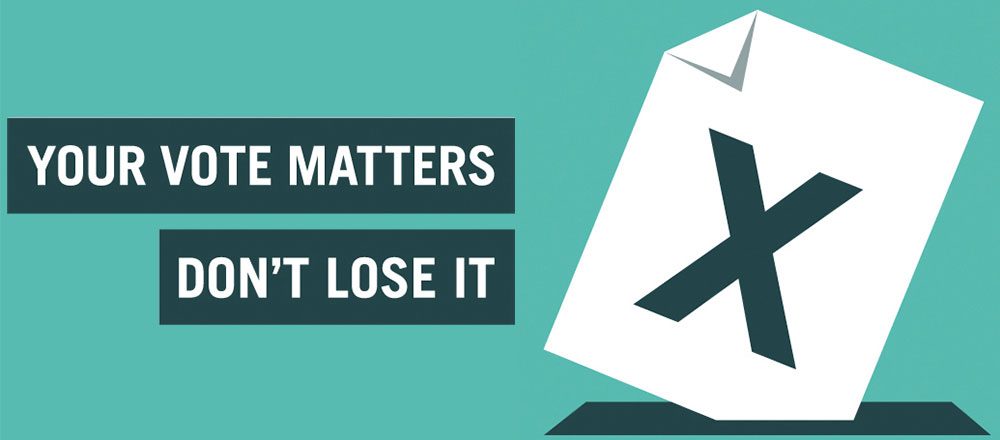 Your vote matters