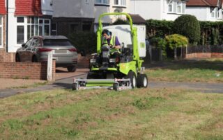 Grass cutting a verge