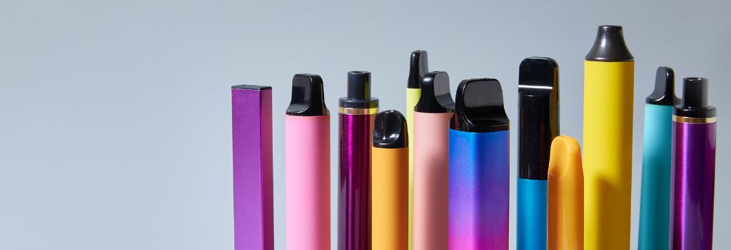 A photo of a variety of vapes