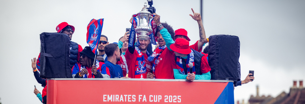 Crystal Palace FC FA Cup Final victory parade