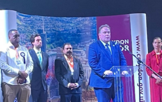 Mayoral election results 2026. Mayor Perry gives an acceptance speech.