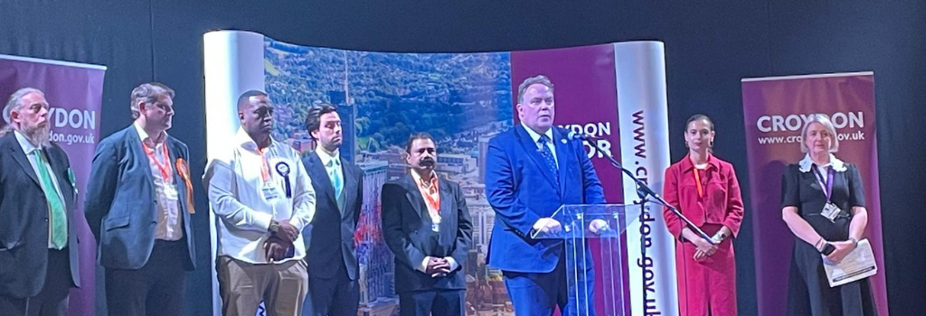 Mayoral election results 2026. Mayor Perry gives an acceptance speech.