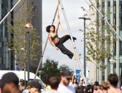 High flying circus spectacular brings two days of free outdoor performances to Croydon